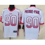 Nike New York Giants #90 Jason Pierre-Paul Drift Fashion White Elite Jersey