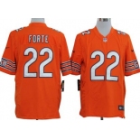 Nike Chicago Bears #22 Matt Forte Orange Game Jersey