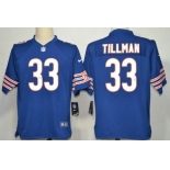 Nike Chicago Bears #33 Charles Tillman Blue Game Jersey