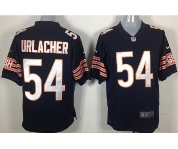 Nike Chicago Bears #54 Brian Urlacher Blue Game Jersey