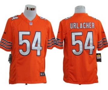 Nike Chicago Bears #54 Brian Urlacher Orange Game Jersey