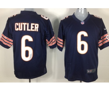 Nike Chicago Bears #6 Jay Cutler Blue Game Jersey