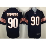 Nike Chicago Bears #90 Julius Peppers Blue Game Jersey