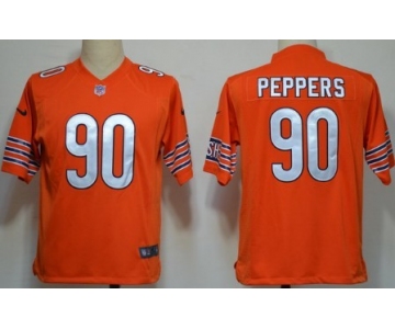 Nike Chicago Bears #90 Julius Peppers Orange Game Jersey