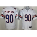 Nike Chicago Bears #90 Julius Peppers White Game Jersey