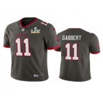 Men's Tampa Bay Buccaneers #11 Blaine Gabbert Grey 2021 Super Bowl LV Limited Stitched NFL Jersey