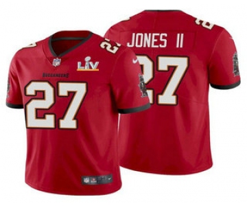 Men's Tampa Bay Buccaneers #27 Ronald Jones II Red 2021 Super Bowl LV Limited Stitched NFL Jersey