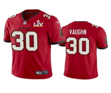 Men's Tampa Bay Buccaneers #30 Ke'Shawn Vaughn Red 2021 Super Bowl LV Limited Stitched NFL Jersey