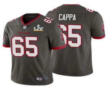 Men's Tampa Bay Buccaneers #65 Alex Cappa Grey 2021 Super Bowl LV Limited Stitched NFL Jersey