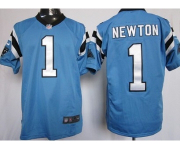 Nike Carolina Panthers #1 Cam Newton Light Blue Game Jersey