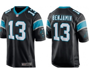 Nike Carolina Panthers #13 Kelvin Benjamin Black Game Jersey