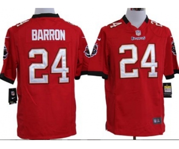 Nike Tampa Bay Buccaneers #24 Mark Barron Red Game Jersey