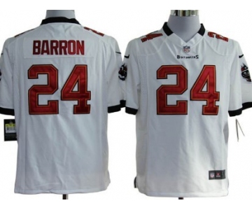 Nike Tampa Bay Buccaneers #24 Mark Barron White Game Jersey