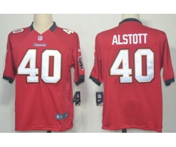 Nike Tampa Bay Buccaneers #40 Mike Alstott Red Game Jersey