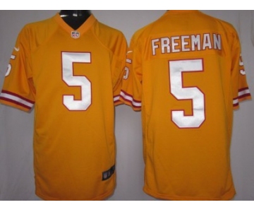 Nike Tampa Bay Buccaneers #5 Josh Freeman Orange Game Jersey