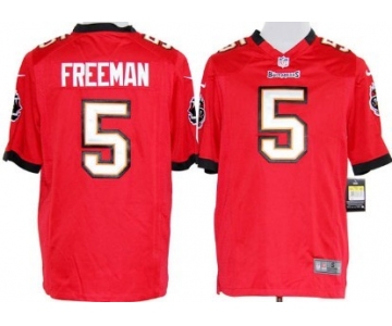 Nike Tampa Bay Buccaneers #5 Josh Freeman Red Game Jersey