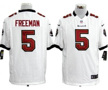Nike Tampa Bay Buccaneers #5 Josh Freeman White Game Jersey