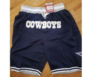 Men's Dallas Cowboys Navy Blue Just Don Shorts