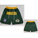 Men's Green Bay Packers Green Just Don Swingman Shorts