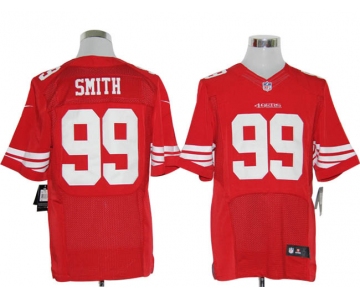 Size 60 4XL-Aldon Smith San Francisco 49ers #99 Red Stitched Nike Elite NFL Jerseys