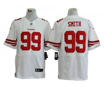 Size 60 4XL-Aldon Smith San Francisco 49ers #99 White Stitched Nike Elite NFL Jerseys