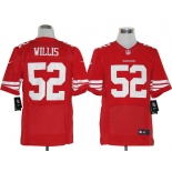 Size 60 4XL-Patrick Willis San Francisco 49ers #52 Red Stitched Nike Elite NFL Jerseys