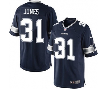 Men's Dallas Cowboys #31 Byron Jones Navy Blue Team Color NFL Nike Game Jersey