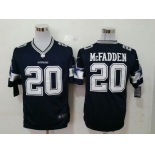Nike Dallas Cowboys #20 Darren McFadden Blue Game Jersey