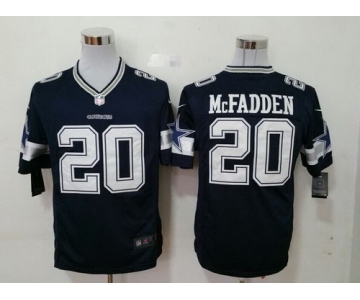 Nike Dallas Cowboys #20 Darren McFadden Blue Game Jersey