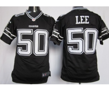 Nike Dallas Cowboys #50 Sean Lee Black Game Jersey