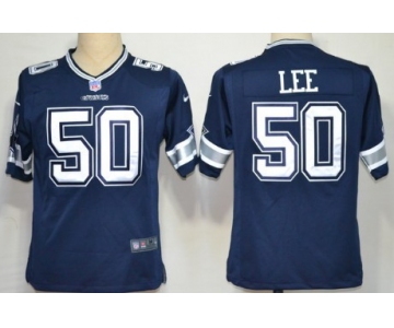 Nike Dallas Cowboys #50 Sean Lee Blue Game Jersey