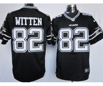 Nike Dallas Cowboys #82 Jason Witten Black Game Jersey