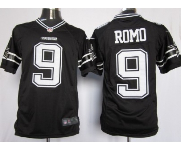 Nike Dallas Cowboys #9 Tony Romo Black Game Jersey