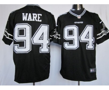 Nike Dallas Cowboys #94 DeMarcus Ware Black Game Jersey