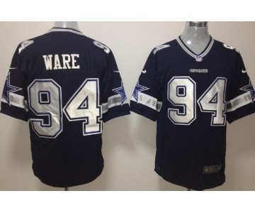 Nike Dallas Cowboys #94 DeMarcus Ware Blue Game Jersey