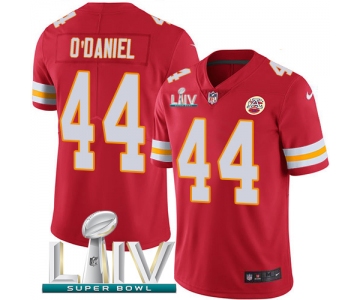 Nike Chiefs #44 Dorian O'Daniel Red Super Bowl LIV 2020 Team Color Men's Stitched NFL Vapor Untouchable Limited Jersey