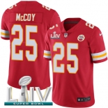 Nike Chiefs #25 LeSean McCoy Red Super Bowl LIV 2020 Team Color Youth Stitched NFL Vapor Untouchable Limited Jersey