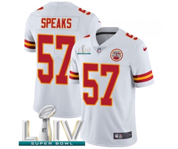 Nike Chiefs #57 Breeland Speaks White Super Bowl LIV 2020 Youth Stitched NFL Vapor Untouchable Limited Jersey