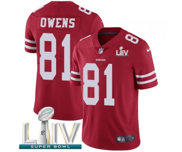 Nike 49ers #81 Jordan Matthews Red Super Bowl LIV 2020 Team Color Youth Stitched NFL Vapor Untouchable Limited Jersey
