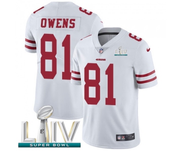 Nike 49ers #81 Jordan Matthews White Super Bowl LIV 2020 Youth Stitched NFL Vapor Untouchable Limited Jersey