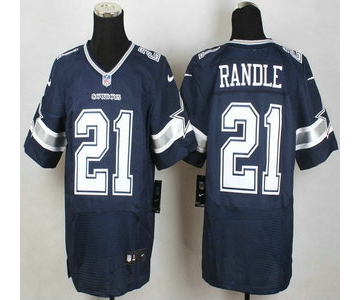 Dallas Cowboys #21 Joseph Randle Nike Blue Elite Jersey