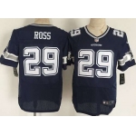 Men's Dallas Cowboys #29 Joel Ross Nike Blue Elite Jersey