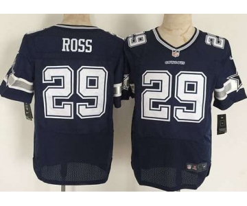 Men's Dallas Cowboys #29 Joel Ross Nike Blue Elite Jersey