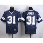 Men's Dallas Cowboys #31 Byron Jones Nike Blue Elite Jersey