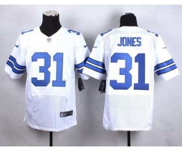 Men's Dallas Cowboys #31 Byron Jones Nike White Elite Jersey