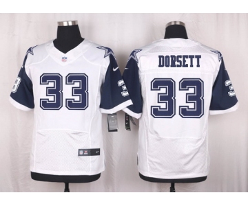 Men's Dallas Cowboys #33 Tony Dorsett Nike White Color Rush 2015 NFL Elite Jersey