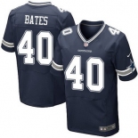 Men's Dallas Cowboys #40 Bill Bates Navy Blue Retired Player NFL Nike Elite Jersey