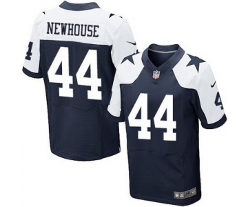 Men's Dallas Cowboys #44 Robert Newhouse Navy Blue Thanksgiving Retired Player NFL Nike Elite Jersey