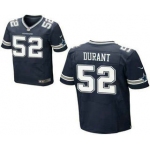 Men's Dallas Cowboys #52 Justin Durant Navy Blue Team Color NFL Nike Elite Jersey