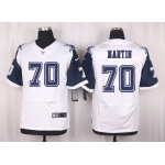 Men's Dallas Cowboys #70 Zack Martin Nike White Color Rush 2015 NFL Elite Jersey